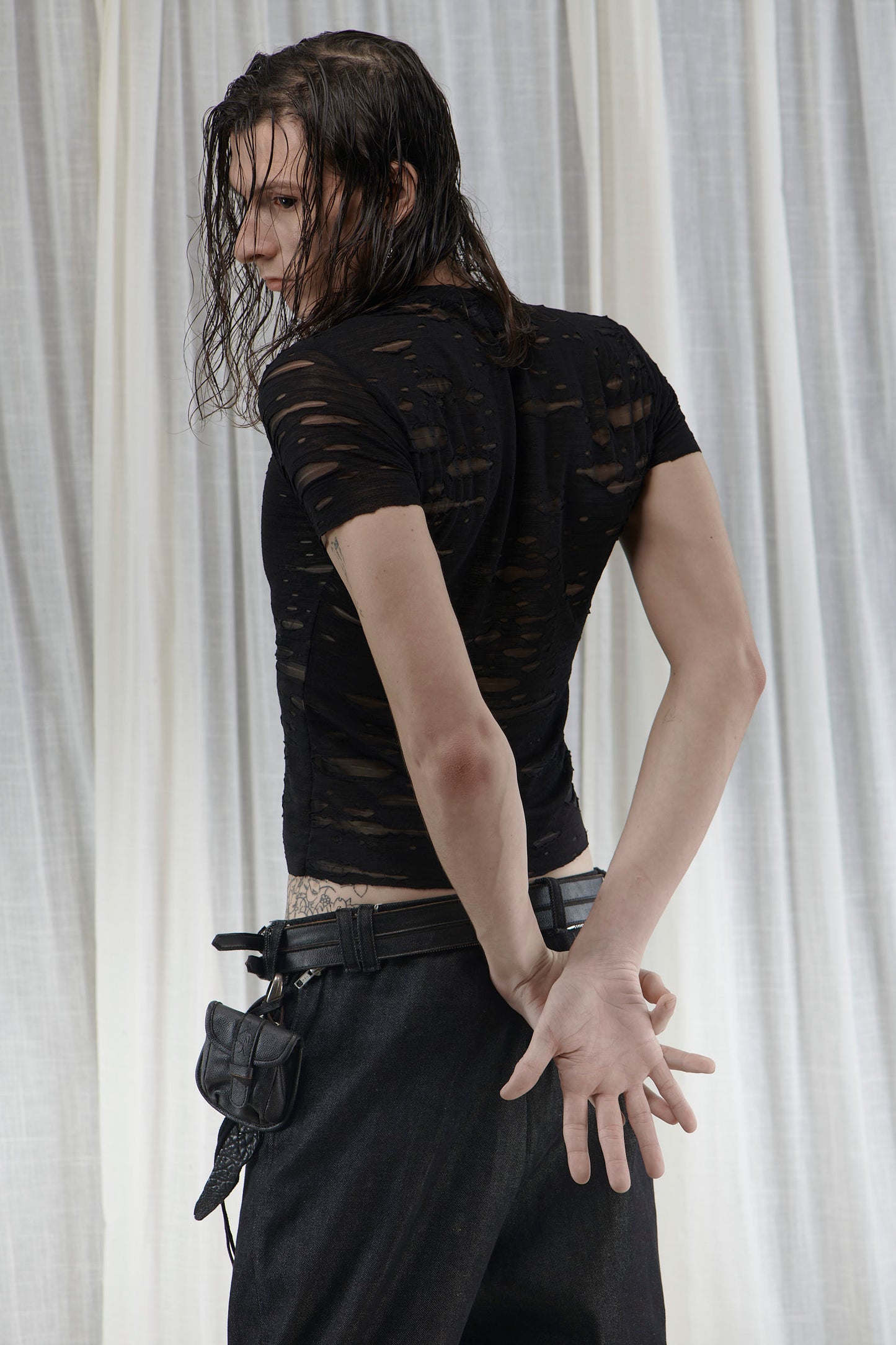 AOYOS HYBRID MESH BABY TEE