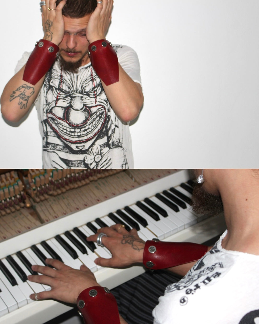 AOYOS x SADDERMANDER LEATHER PATCHES BRACELET